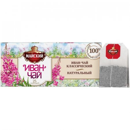 Чай Майский Иван-чай классический 25 пакетиков