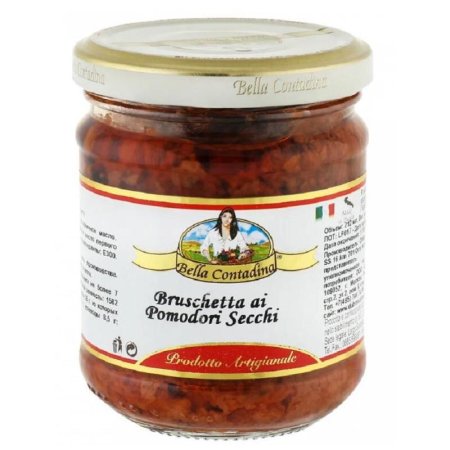 Брускетта Bella Contadina из вяленых томатов 190 г