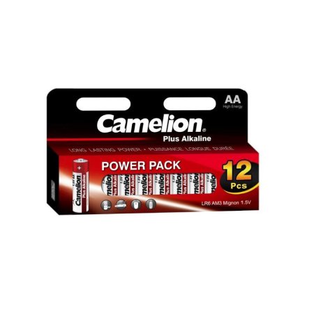 Батарейка AA пальчиковая Camelion Plus (12 штук в упаковке)