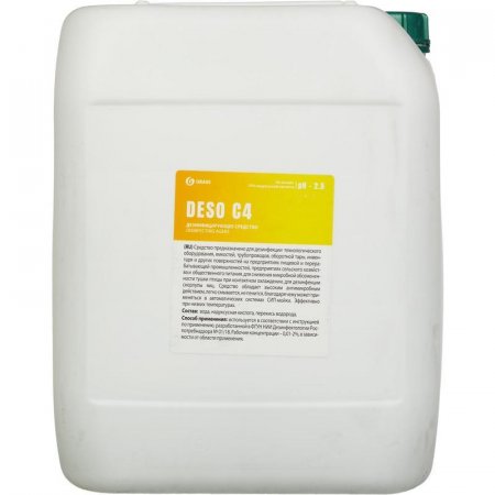 Моющее средство с дезинфицирующим эффектом Grass DESO C4 20 л (концентрат)