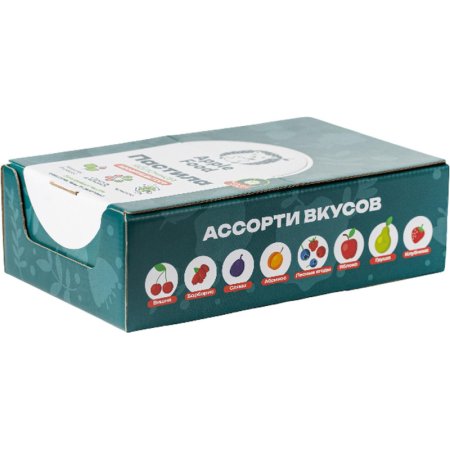 Пастила Apple Food ассорти без сахара (24 штуки по 40 г)
