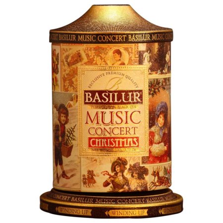 Чай подарочный Basilur Музыкальная шкатулка Рождественская листовой  черный 100 г