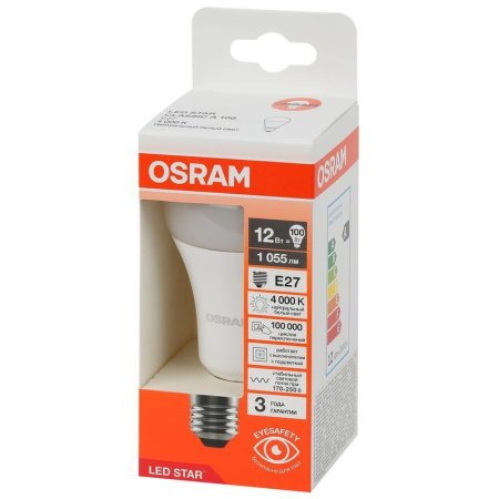 Лампа светодиодная Osram LS CLA100 груша 12 Вт E27 4000K 1055Лм 170-250  В (4058075695320)