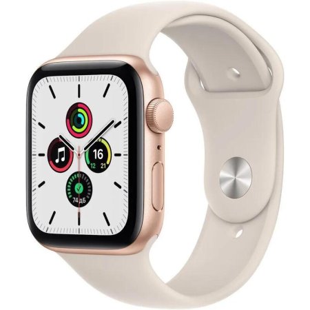 Смарт-часы Apple Watch SE 44 мм золотистые (MKQ53LL/A)