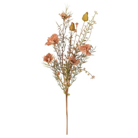 Цветок искусственный Вещицы Кореопсис светло-оранжевый (14,5х55 см)