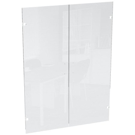 Комплект стеклянных дверей Easy Director (прозрачный, 844х4х1176 мм)