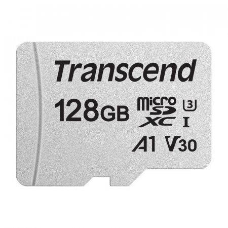 Карта памяти 128 ГБ micro SDXC Transcend TS128GUSD300S-A Class 10 UHS-I U3