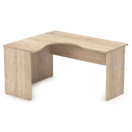Стол эргономичный Easy One левый (дуб сонома, 1400x1200x743 мм)
