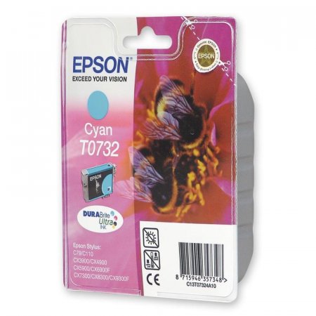 Картридж Epson C13T10524A10/EPT07324 голубой