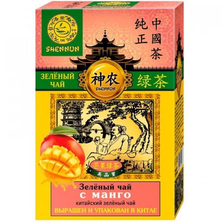 Чай Shennun зеленый с манго 100 г