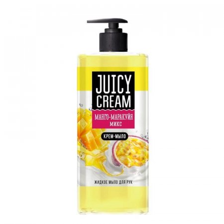 Мыло жидкое Juicy Cream Манго/маракуйя 1 л (с дозатором)