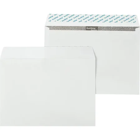 Конверт Комус C4 Security 90 г/кв.м белый стрип с внутренней запечаткой  (50 штук в упаковке)