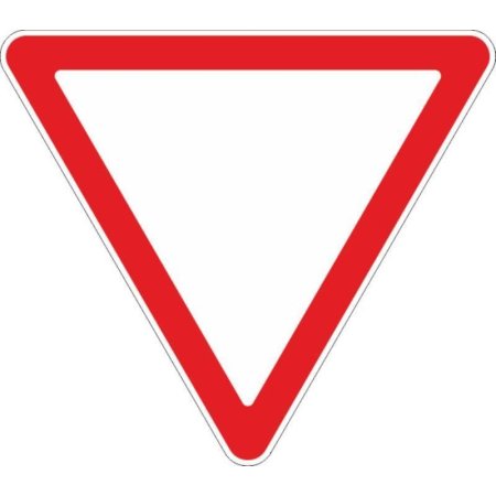 Дорожный знак 2.4 уступите дорогу (с СОП, металлический)
