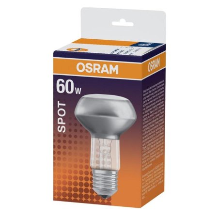 Лампа накаливания Osram 60 Вт E27 рефлекторная 2700 K матовая теплый  белый свет