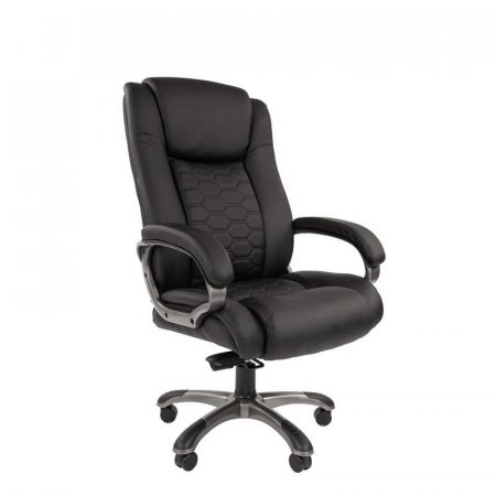 Кресло для руководителя Easy Chair 641 черное (искусственная кожа,  пластик)