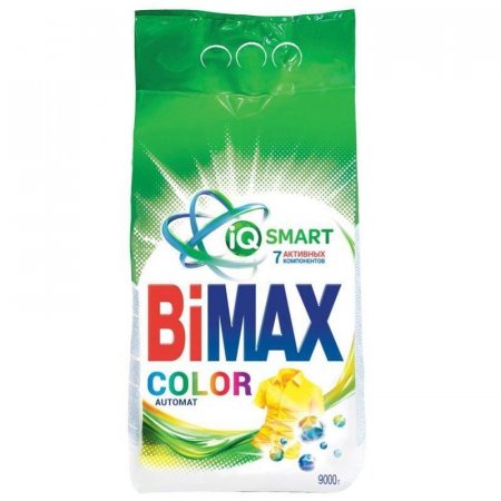 Порошок стиральный автомат BiMax Color 9 кг