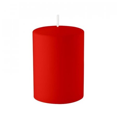 Свеча Столбик красная (10x10 см)