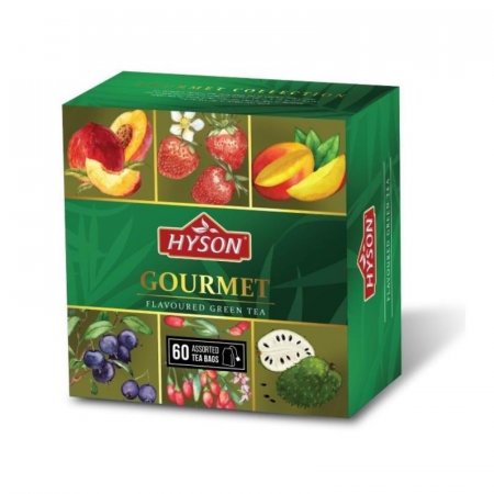 Чай Hyson зеленый Gurmet Tea Collection 60 пакетиков