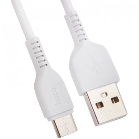 Кабель LP USB 2.0 - USB Type-C  1 метр Hoco X13 белый 0L-00037532