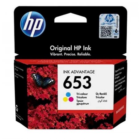 Картридж струйный HP 653 3YM74AE CMY оригинальный