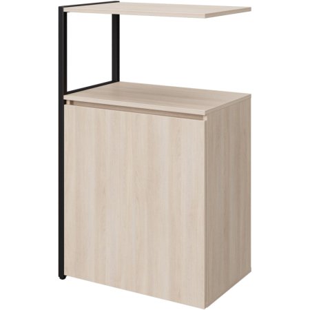 Полустеллаж для документов Easy to lead K-Loft 241H023 дуб  скандинавский/чёрный 645х400х1068 мм