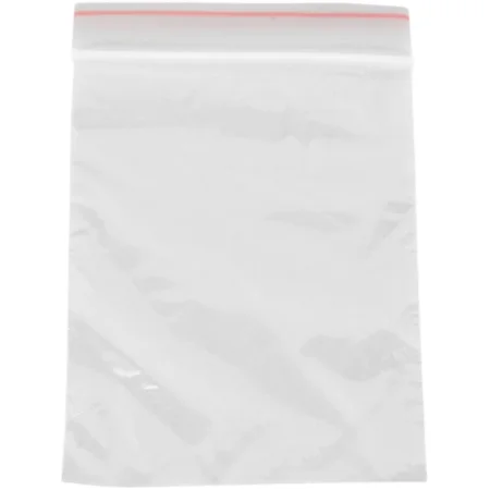 Пакет с замком zip-lock ПВД 6х8 см 32 мкм (100 штук в упаковке)