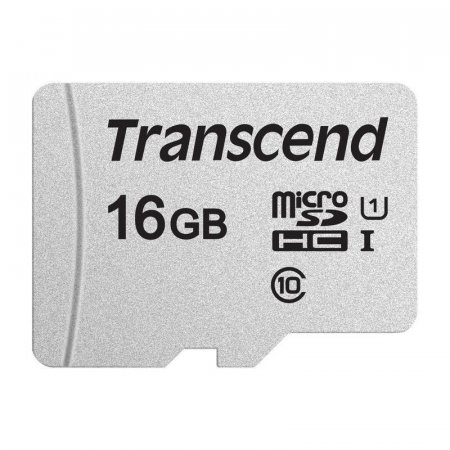 Карта памяти 16 ГБ micro SDHC Transcend TS16GUSD300S-A Class 10 UHS-I