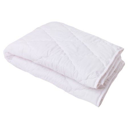 Одеяло Luscan 140х205 см холлофайбер/микрофибра стеганое с кантом  (белое)