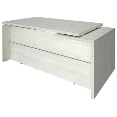 Стол руководителя письменный Yalta левый (снежная патина, 1800х900х750  мм)