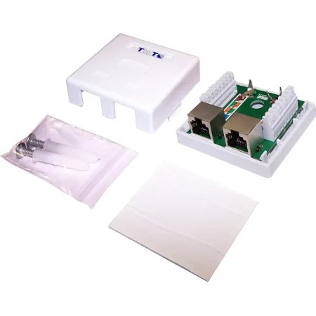 Розетка TWT TWT-SM1-45/S-WH RJ-45 cat 5e