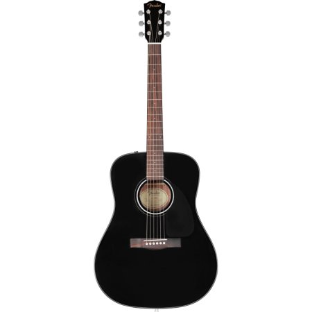 Гитара акустическая Fender CD-60 Dread V3 DS Blk WN чёрный