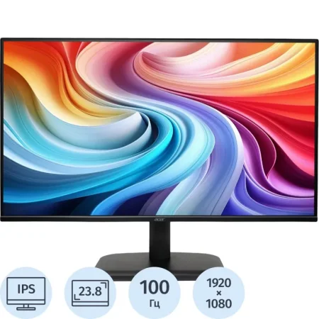 Монитор 23.8 Acer EK241YGbi чёрный (UM.QE1CD.G01)