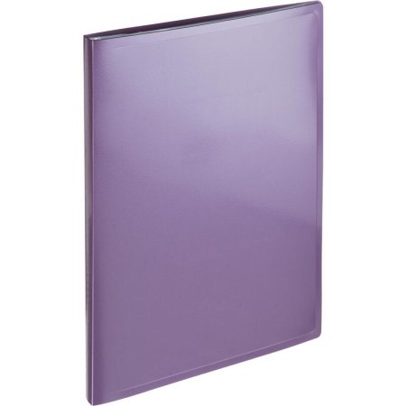 Папка файловая на 40 файлов Attache Metallics А4 15 мм сиреневая  (толщина обложки 0.8 мм)