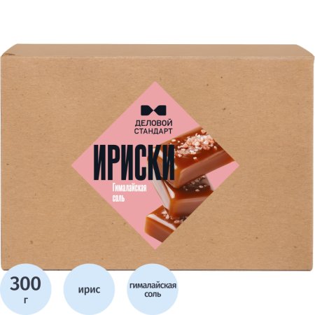 Ирис Деловой стандарт Гималайская соль 300 г (15 штук в упаковке)