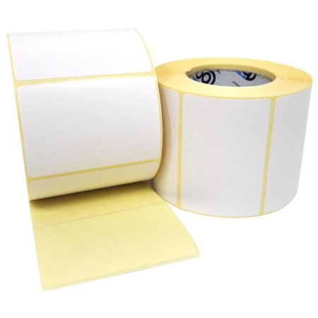 Термотрансферные этикетки 70x25 мм бумажные полуглянцевые (диаметр  втулки 76 мм, 15 рулонов по 5000 этикеток)