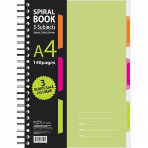 Бизнес-тетрадь Attache Selection Spiral Book A4 140 листов салатовая в клетку на спирали (230x298 мм)
