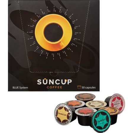 Кофе в капсулах для кофемашин Suncup Mix (50 штук в упаковке)