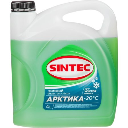 Жидкость незамерзающая Sintec Арктика -20°C 4 л канистра (3 штуки в  упаковке)