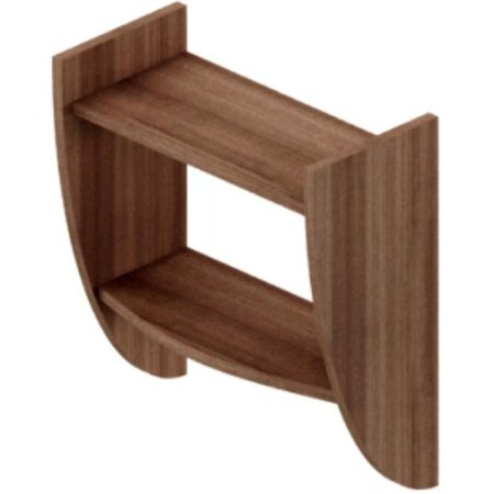 Полка навесная Агат АО-39 (орех палдао, 600х280х680 мм)