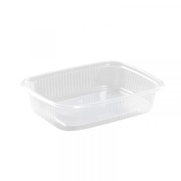 Одноразовый пластиковый контейнер Юпласт для салатов 125 мл прозрачный (1000 штук в упаковке)