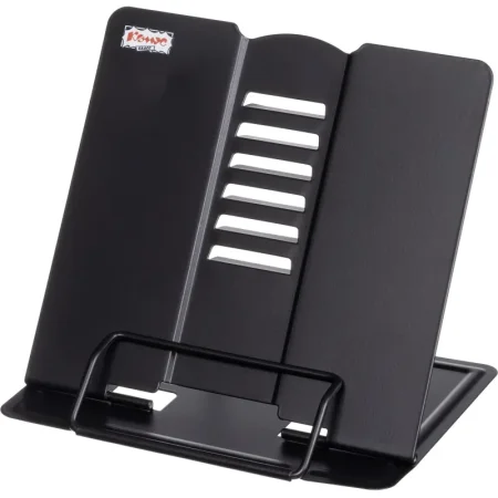 Подставка для книг Комус Класс черная, металл 19x15,5x20см,7 настроек