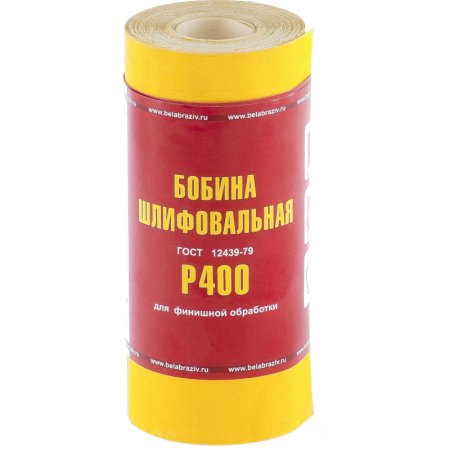 Шкурка БАЗ LP41C Р400 115 мм x 5 м (75637)