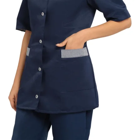 Костюм для горничных и уборщиц у07-КБР темно-синий (размер 44-46, рост   158-164)