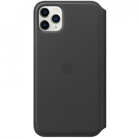 Чехол книжка Apple Leather Folio для Apple iPhone 11 Pro Max черный  (MX082ZM/A)