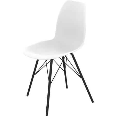 Стул обеденный Sheffilton SHT-ST29/S37 149146/233777 белый (пластик,  металл)