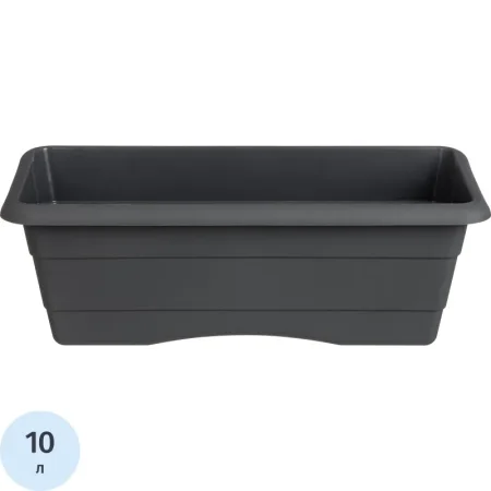 Ящик балконный Гарден №2 графит 47x21.5x17 см