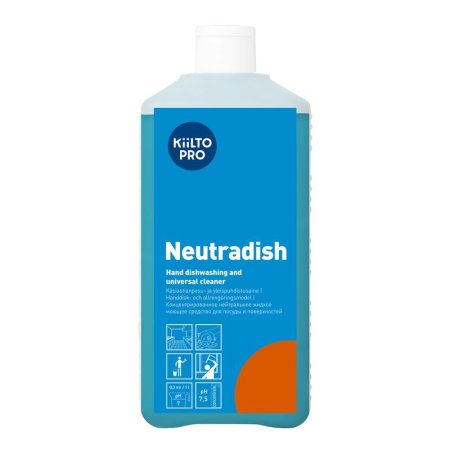 Средство для ручного мытья посуды Kiilto Neutradish 1 л (концентрат)