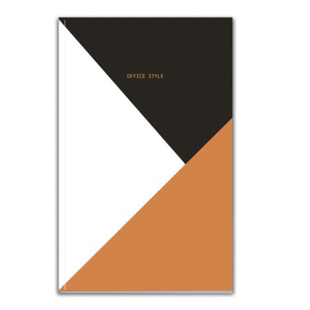 Бизнес-тетрадь Attache Economy Office Style А5 80 листов коричневая в  клетку на сшивке (125x200 мм)