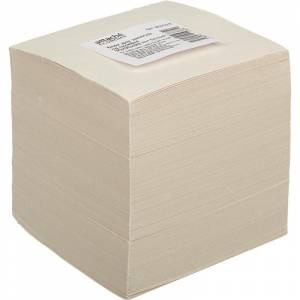 Блок для записей Attache 90x90x90 мм белый (на склейке, плотность 60 г/кв.м)