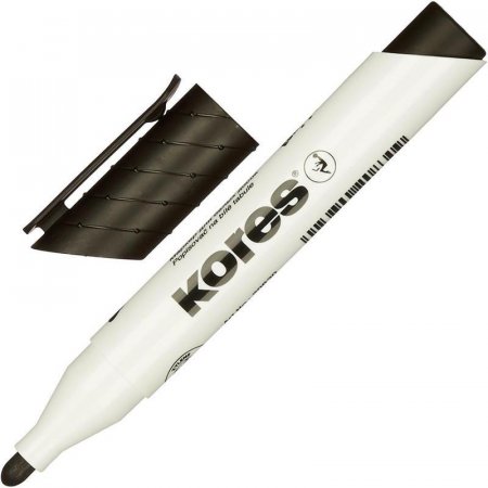 Маркер для досок Kores 20830, круглый наконечник, черный, 3 мм